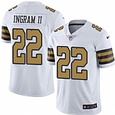 Nike Men & Women & Youth Saints 22 Mark Ingram II White Color Rush Limited Jersey,baseball caps,new era cap wholesale,wholesale hats